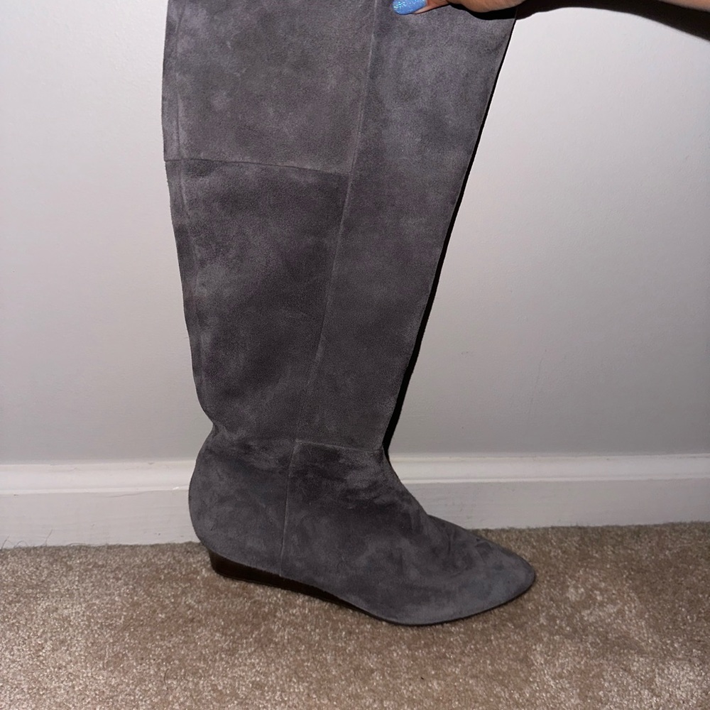 Cole Haan long suede boots